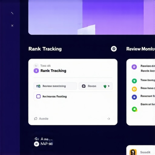 Screenshot of BrightLocal and Moz Local dashboards demonstrating local SEO management features.
