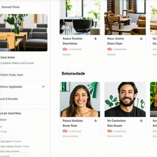 Google My Business dashboard showing updated profile information and analytics.